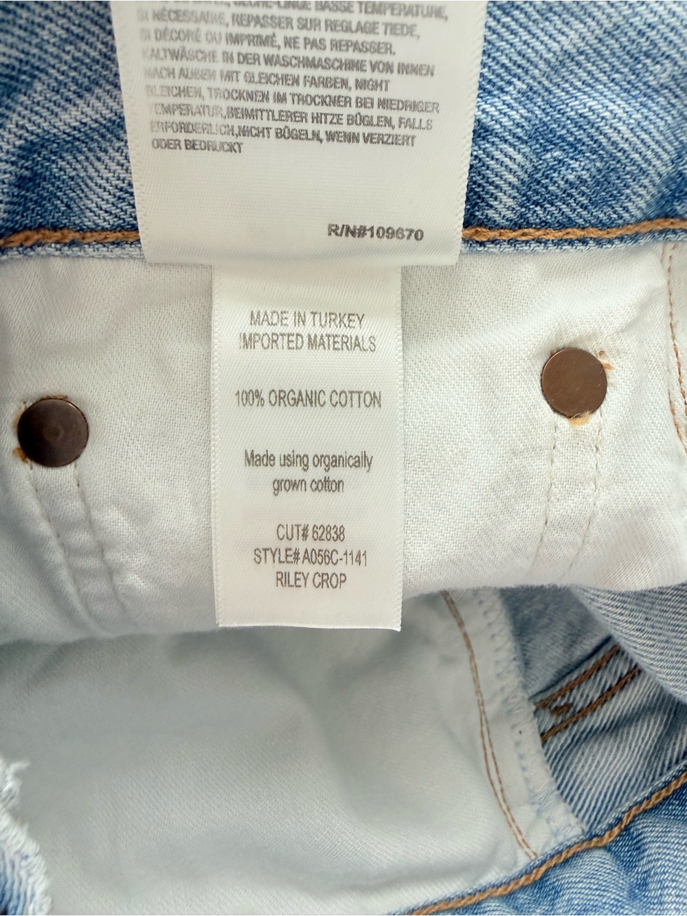 Agolde Riley High Rise Cropped Jeans - Picture 14 of 14